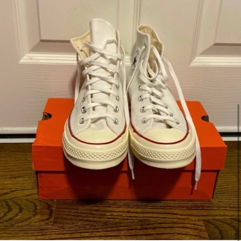 White High-Top Sneakers